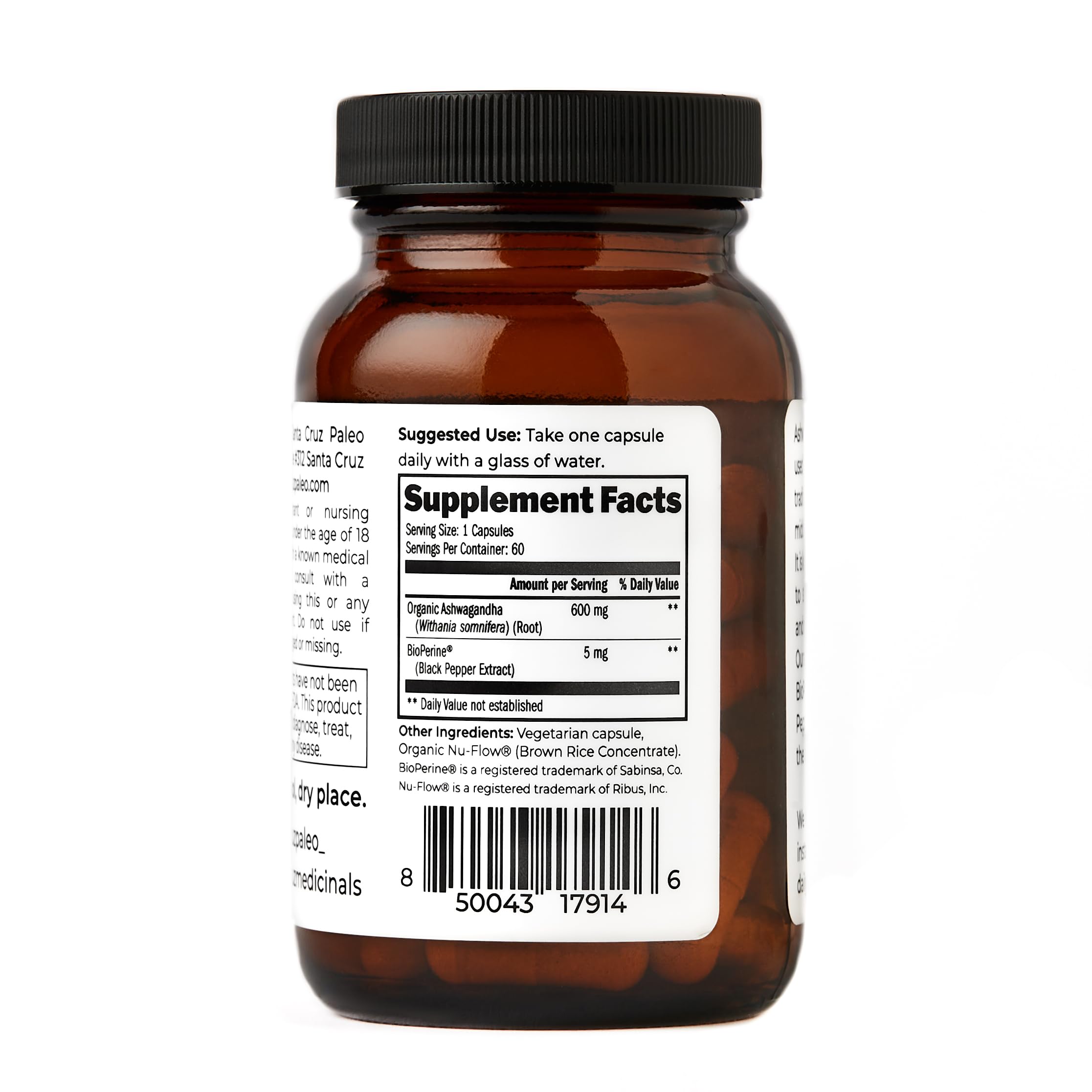 Santa Cruz Paleo gluten free symbol on packaging