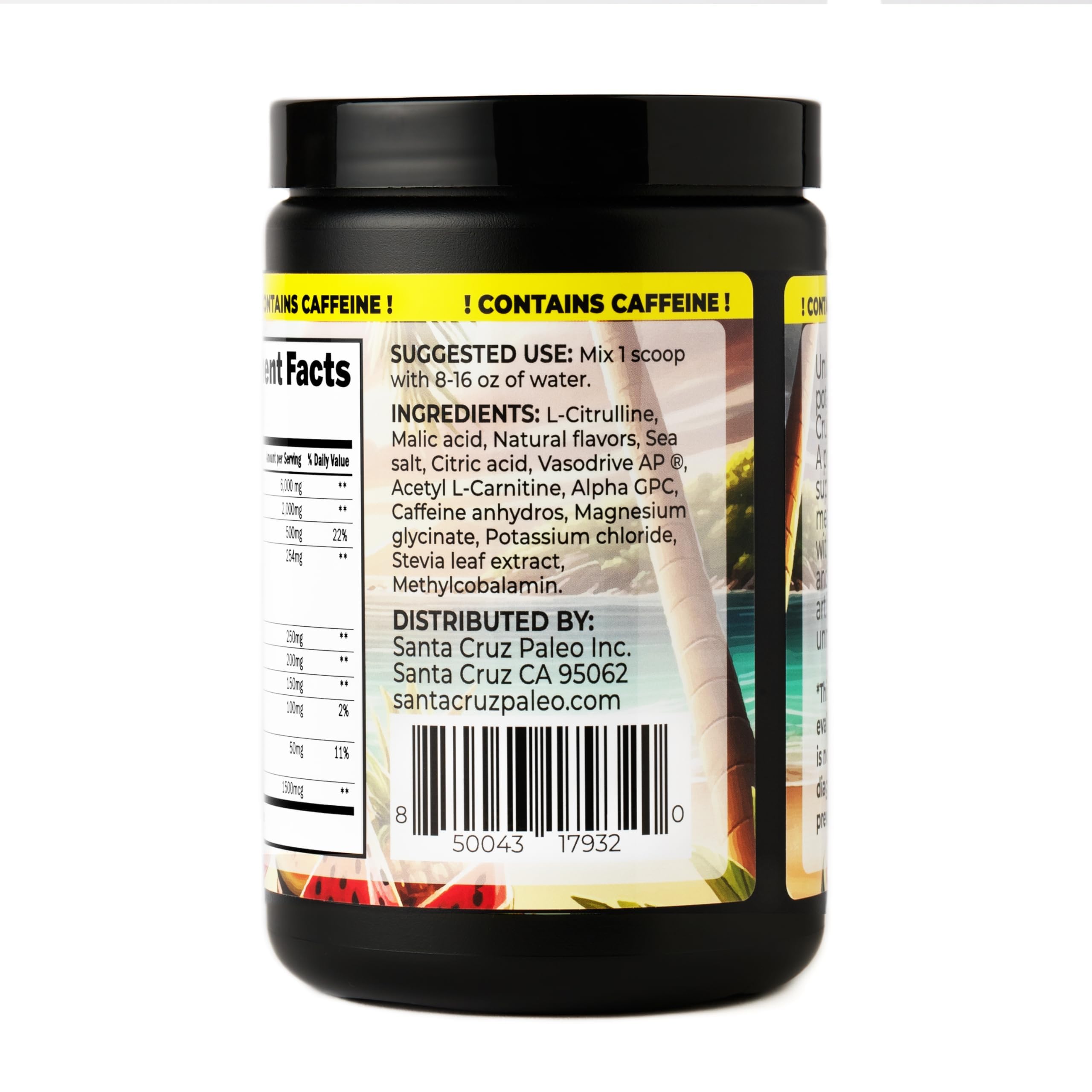 Sugar-free Island Punch packaging emphasizes natural sweetness.