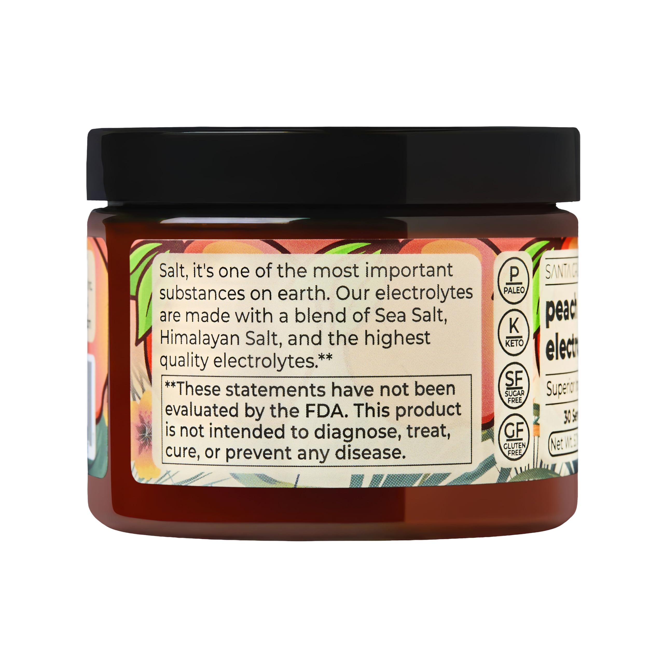 Santa Cruz Paleo minerals blend with sea salt and Himalayan pink salt.