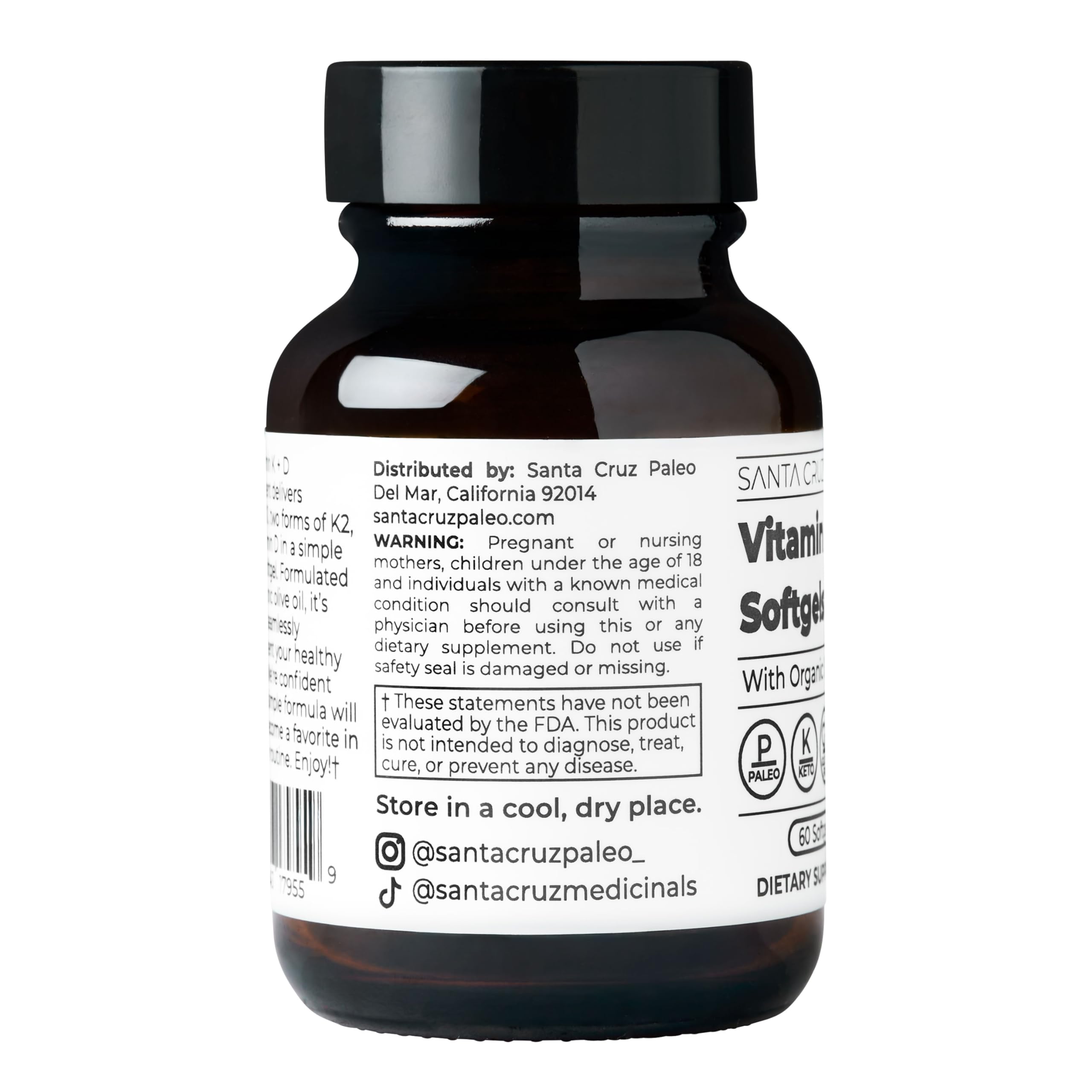 Close-up of softgels emphasizing easy daily swallowing