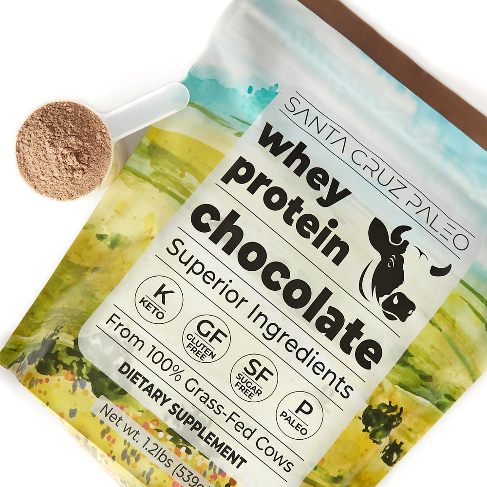 Santa Cruz Paleo Whey Protein mixes well with milk for versatile shakes