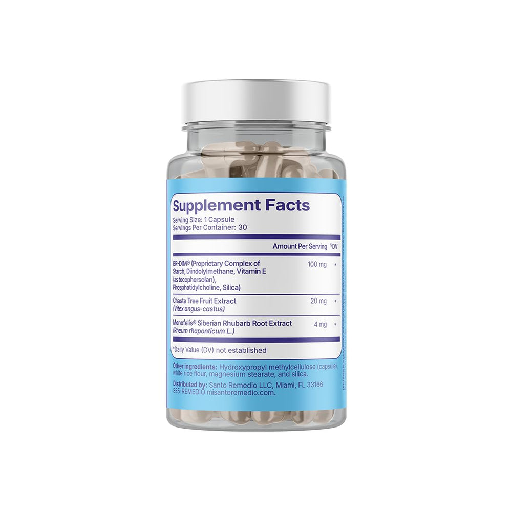 Santo Remedio Hormonal Balance nightstand setup promoting peaceful evenings.
