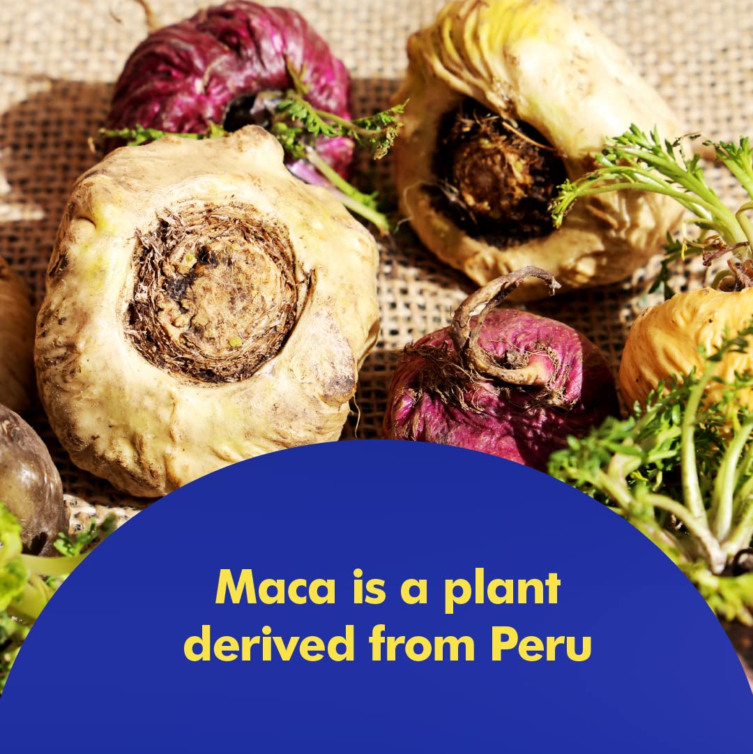Santo Remedio Maca packaging box displays 90 capsules.