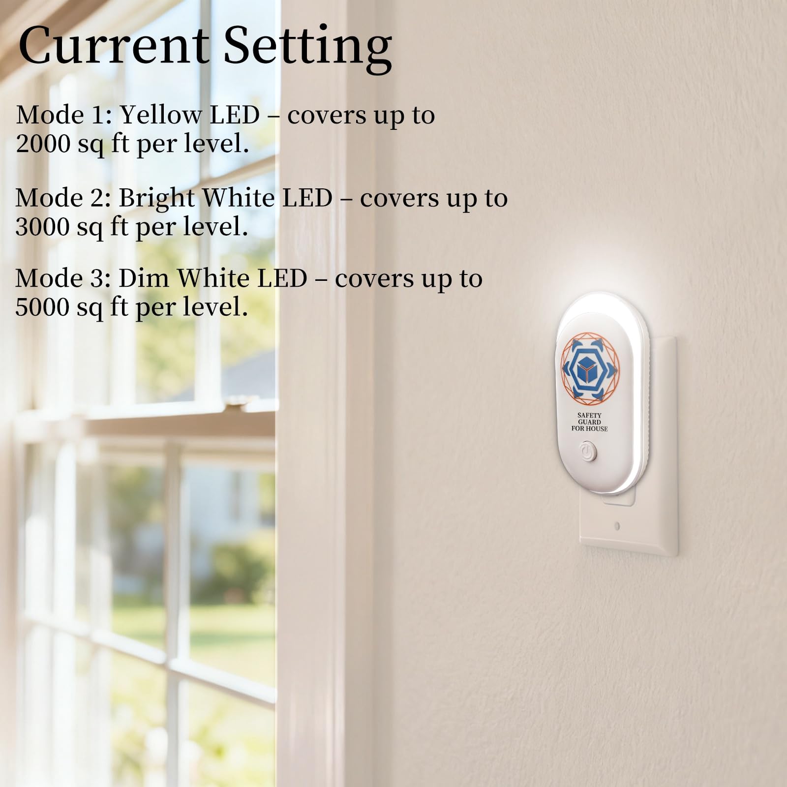 Balanced energy field helps harmonize electrical currents in your space.