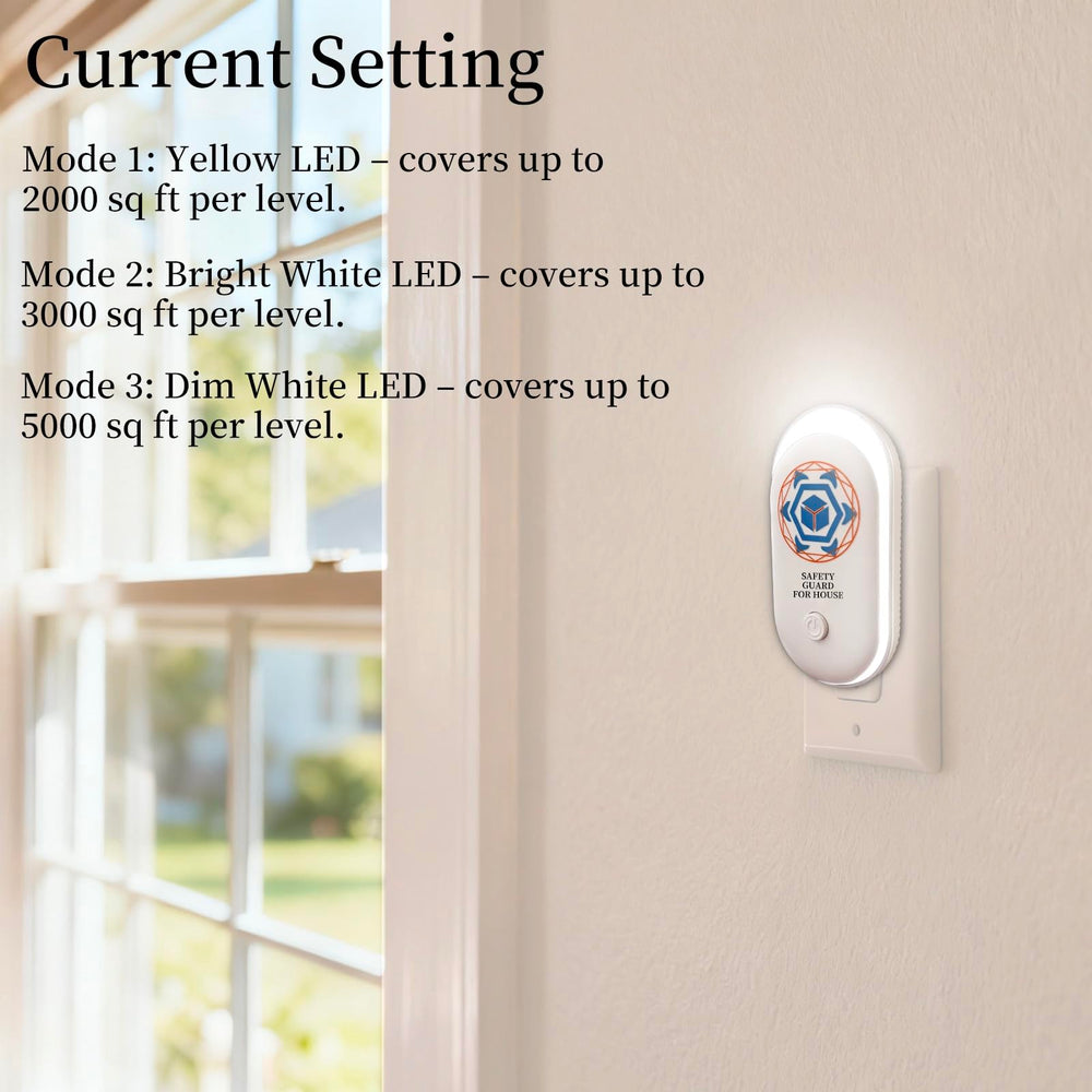 Balanced energy field helps harmonize electrical currents in your space.