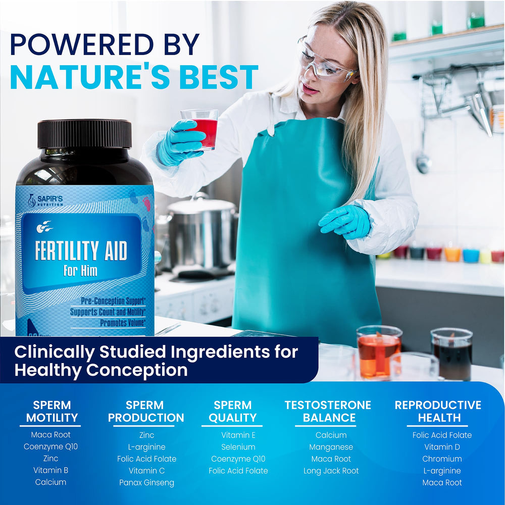 Sapir's Nutrition zinc folate tablets closeup for essential micronutrient support.