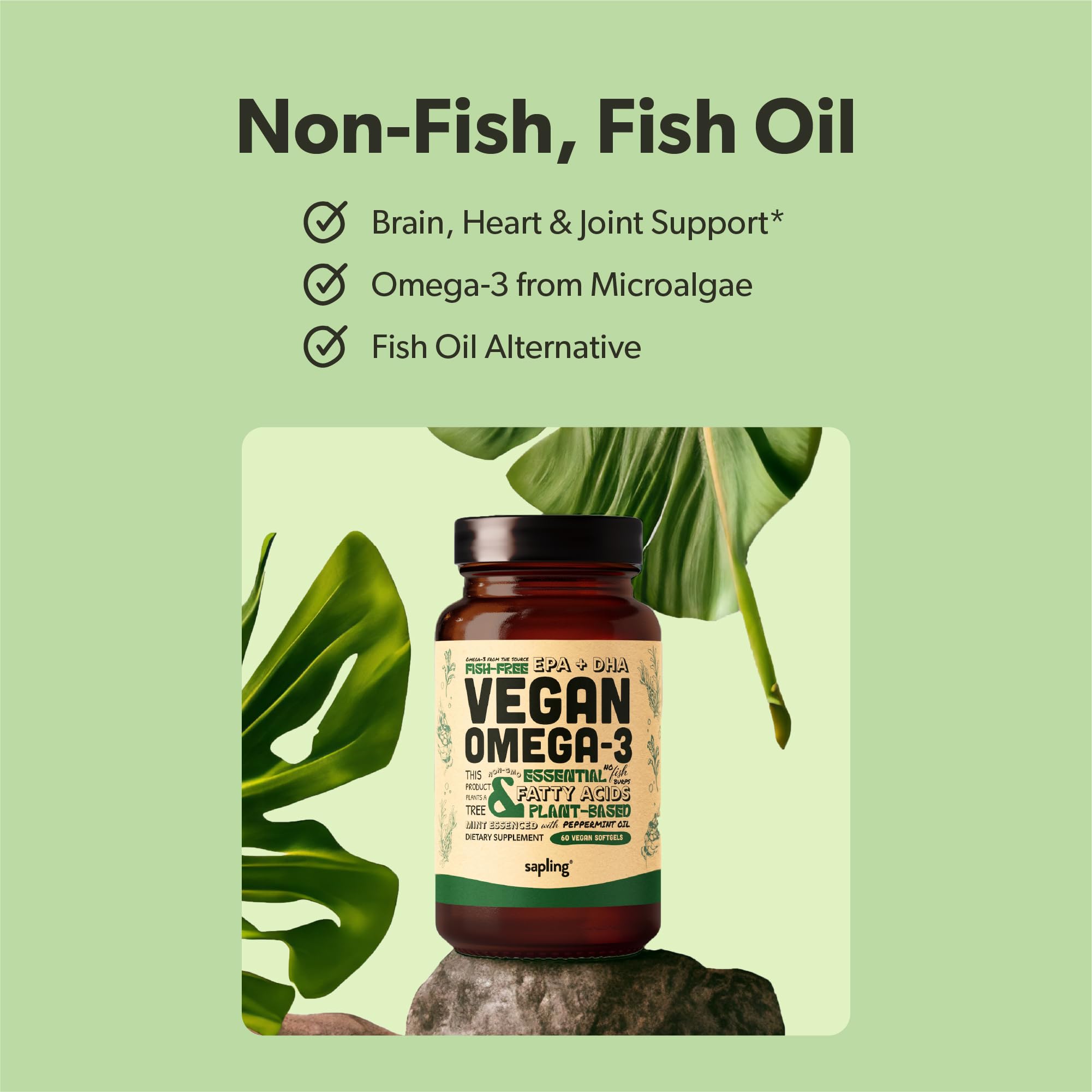 Sapling Omega-3 peppermint scent pack for a fresh opening