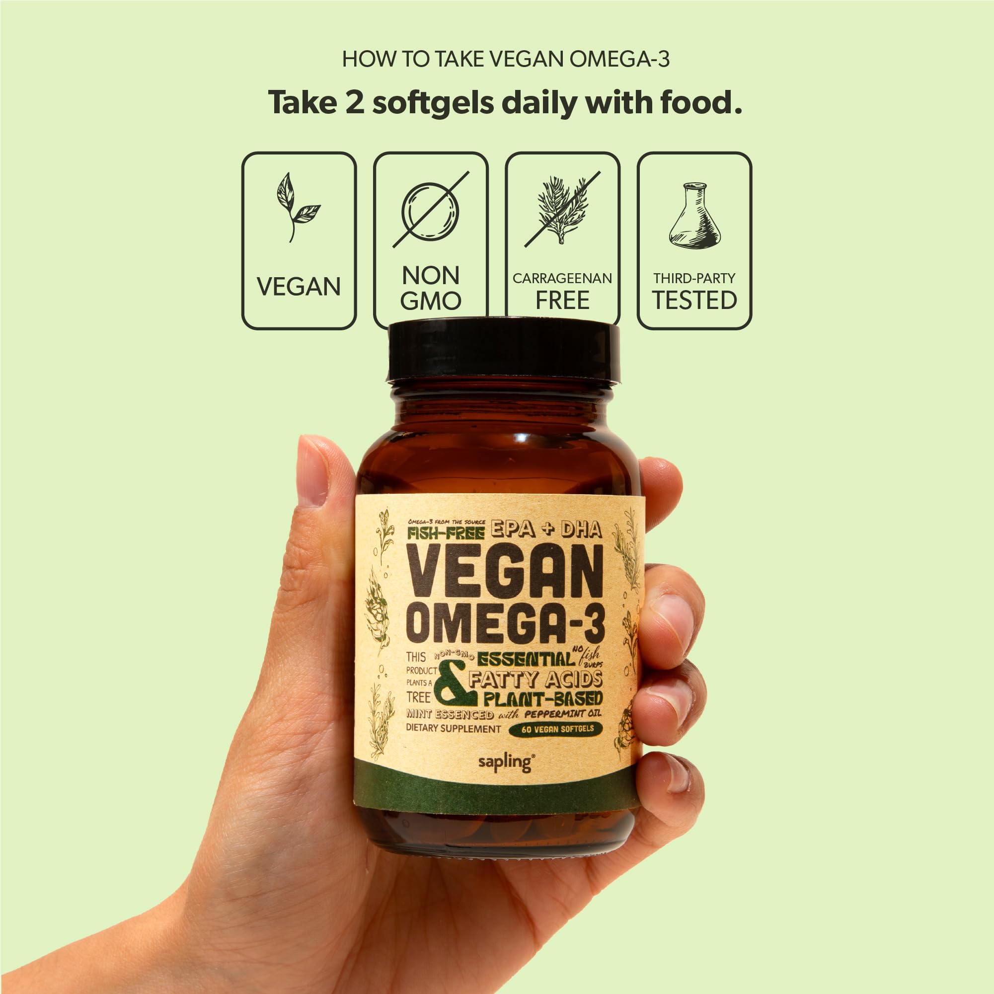Sapling Omega-3 algae grown in the USA emphasizes domestic sourcing