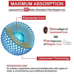 Sapotax Liposomal Fe iron bottle on table fits into daily routine