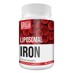 Sapotax Liposomal Fe iron softgels bottle supports daily energy and wellness for adults