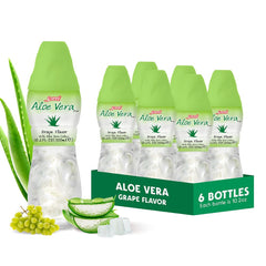 Sappe Aloe Vera Drink bottle with large aloe pulp for refreshing hydration.