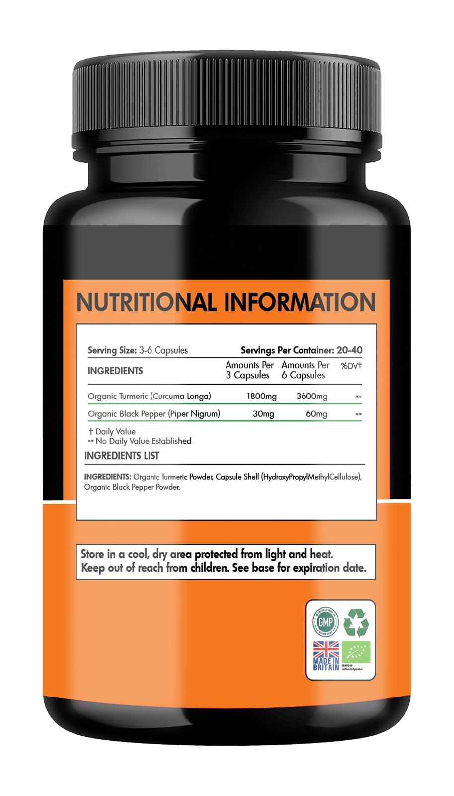 SASH Vitality organic black pepper highlights absorption-boosting ingredient