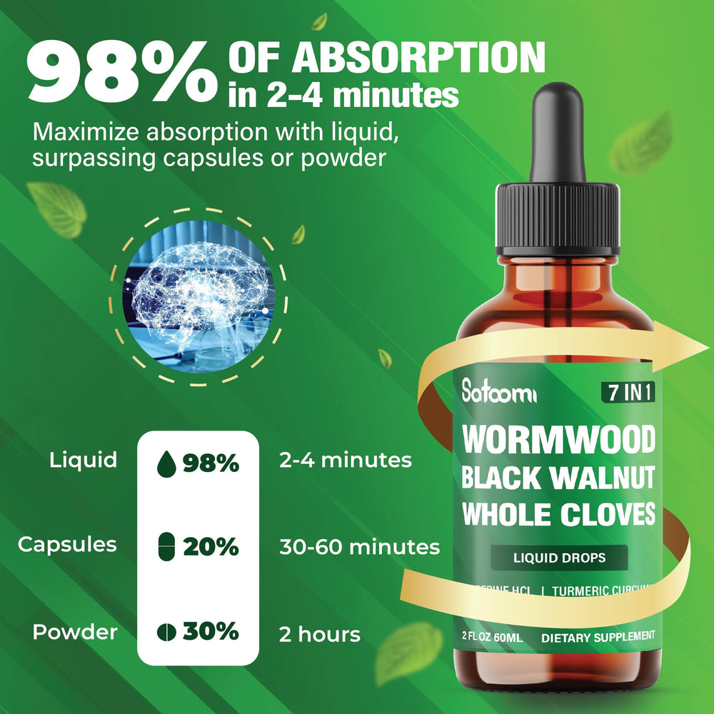 Satoomi 60ml bottle offering a two-month supply for consistency.