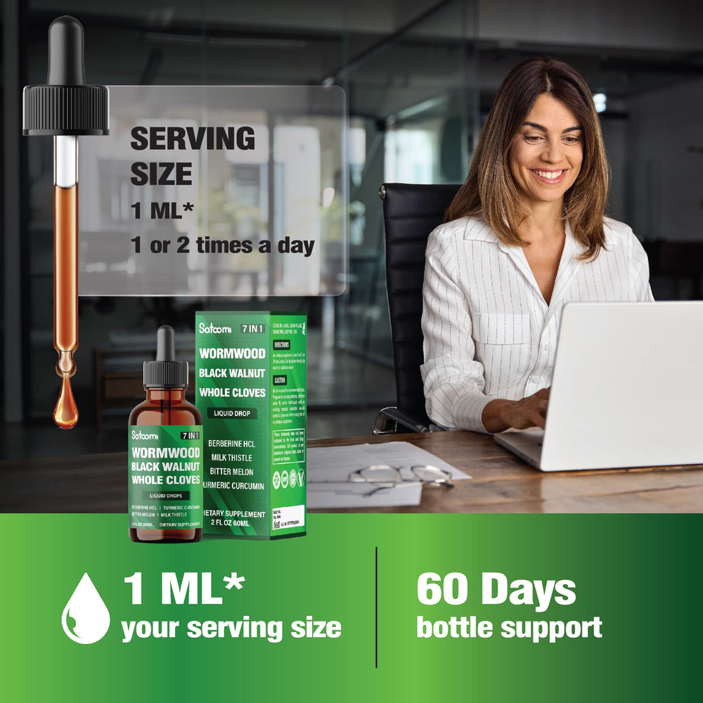 Satoomi bitter melon blend in liquid drops for a simple daily option.