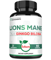 Satoomi Lions Mane bottle on desk supports daily focus during busy mornings.