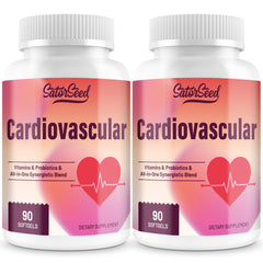 SatorSeed cardiovascular softgel bottle for a convenient daily wellness routine.