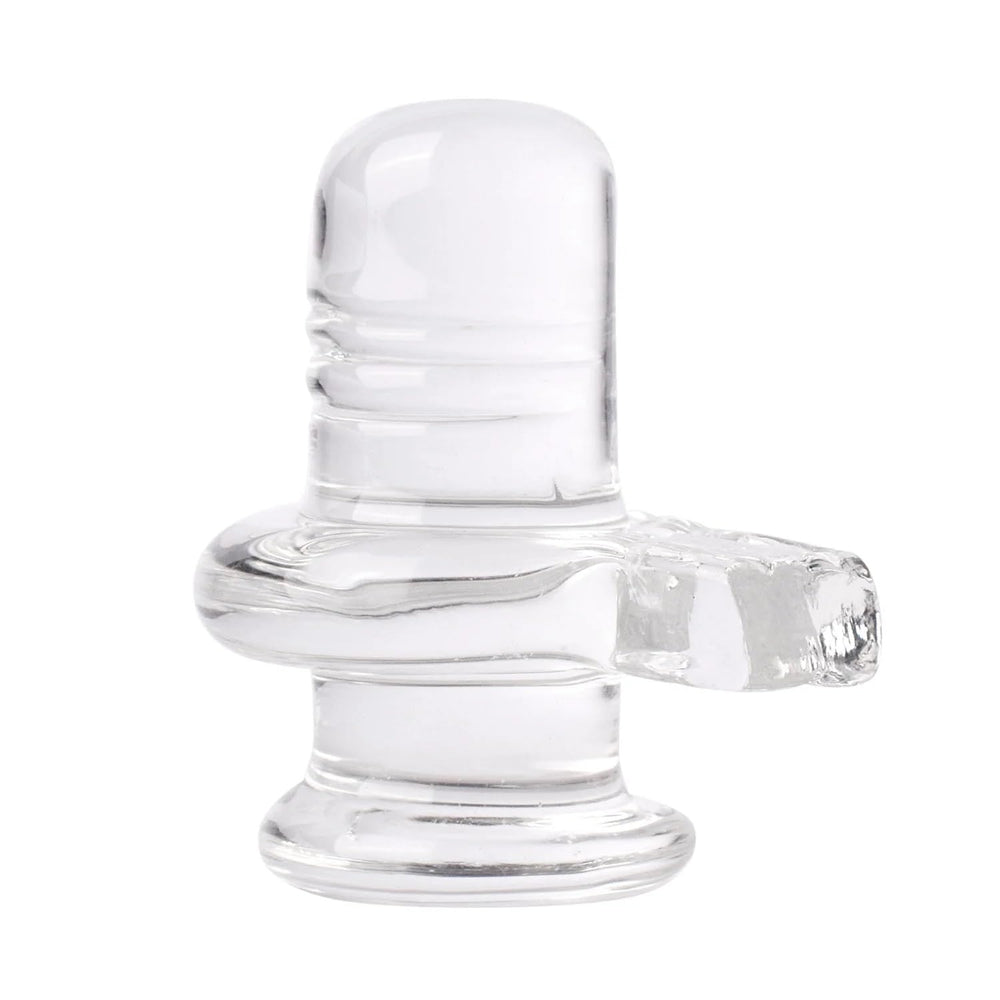 SATVIK STORE Shiva Lingam crystal showpiece for serene home pooja and energy balance.