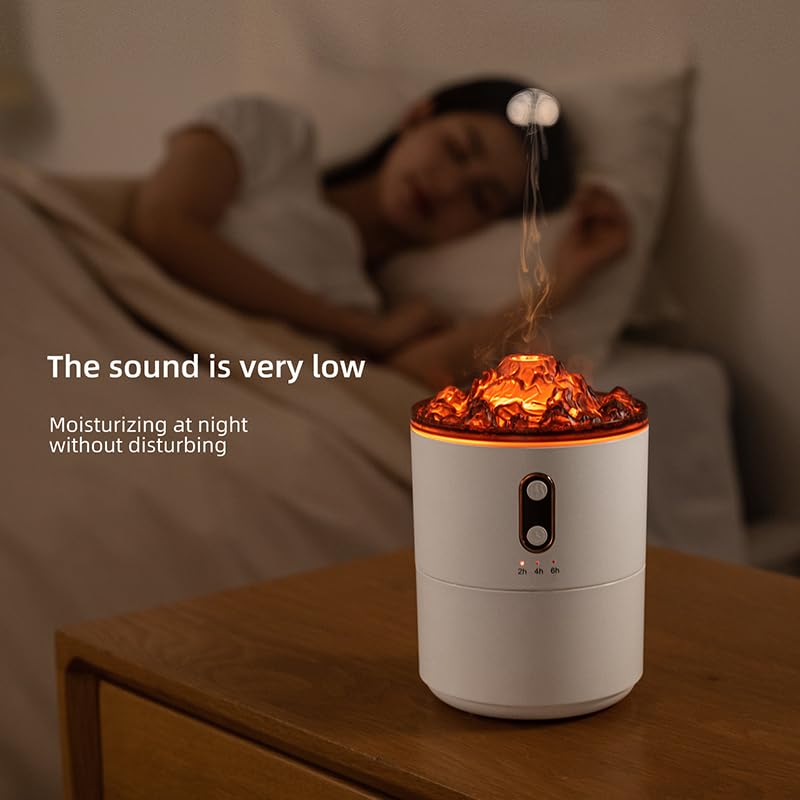 Saunana Volcano Humidifier auto timer and shut-off for safe operation.