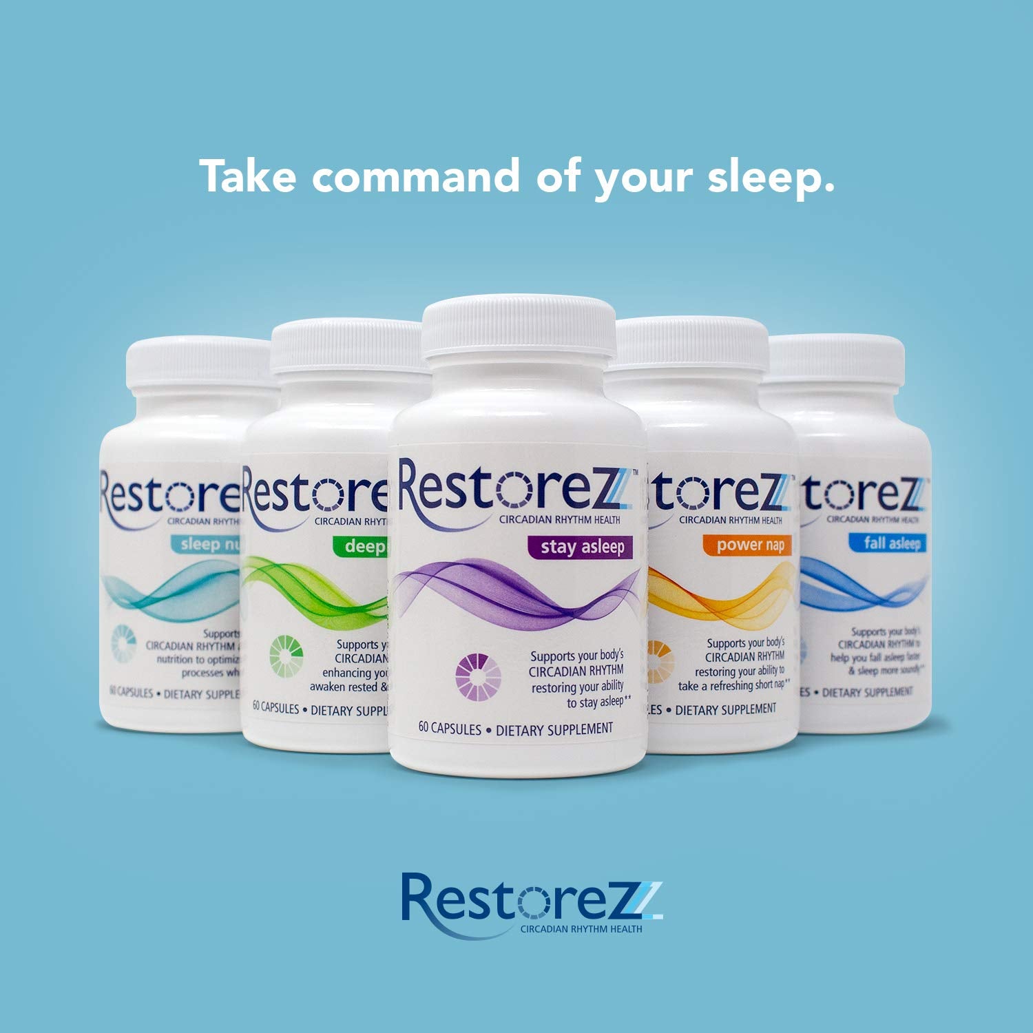 Close-up of Savant Science Stay Asleep capsules showing natural ingredients.