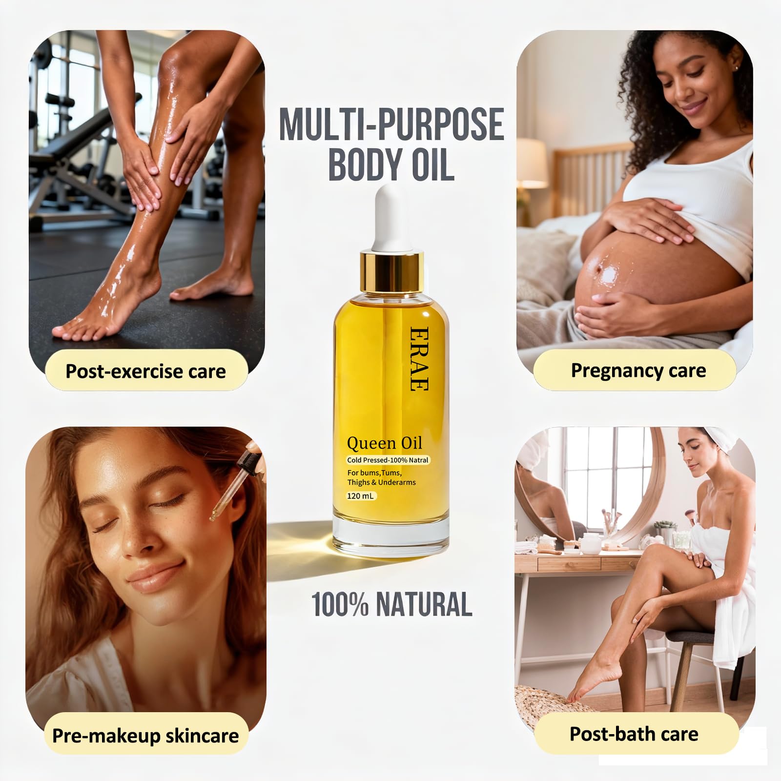hands care with Savari Erae Queen Oil for smoother hands