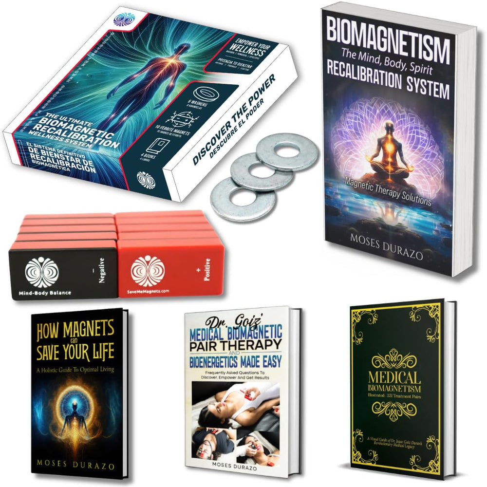 SaveMeMagnets biomagnetism kit magnets in action for relaxation and energetic balance