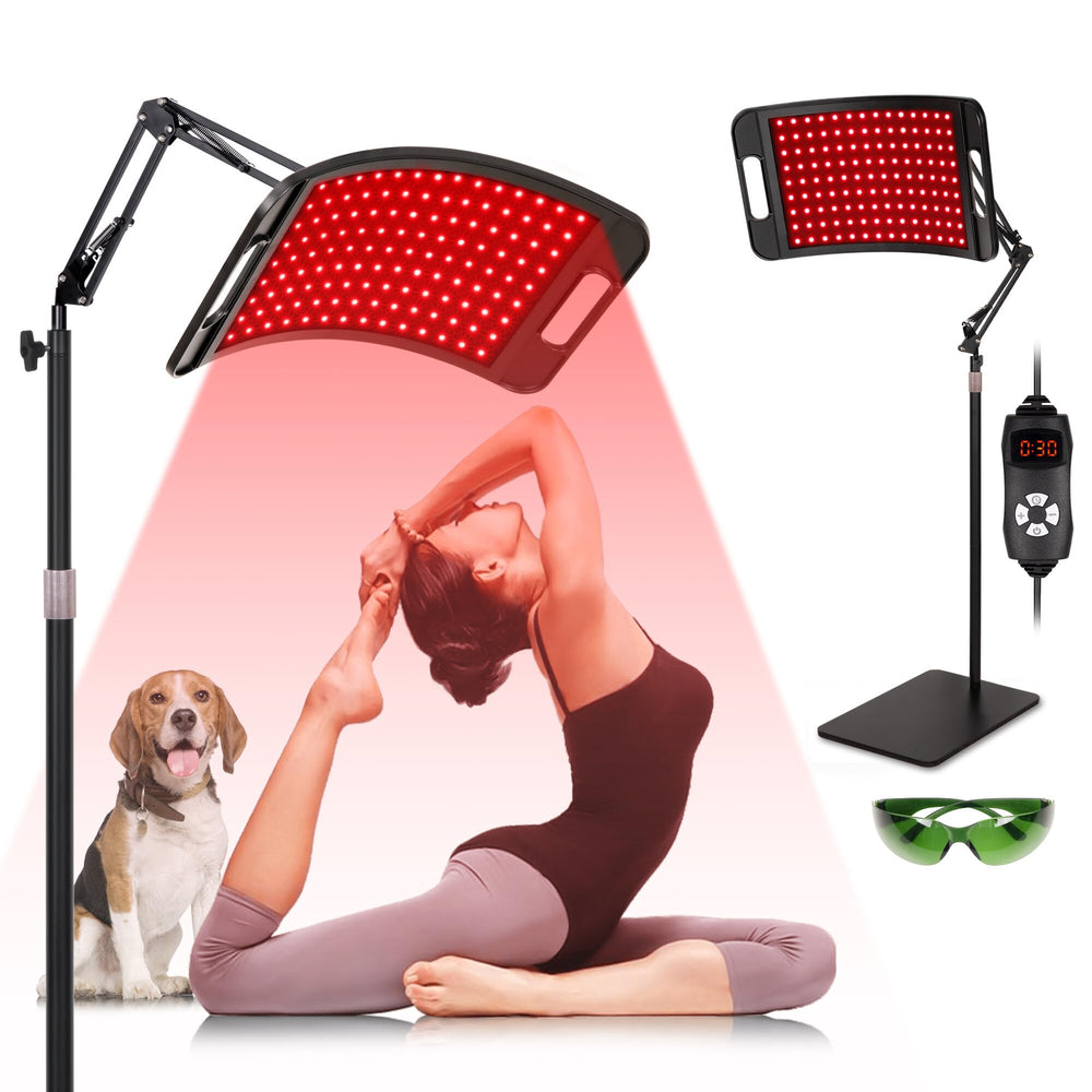 SAVILER red light therapy panel, front view for skin rejuvenation potential