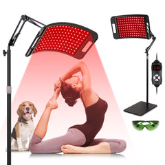 SAVILER red light therapy panel, front view for skin rejuvenation potential