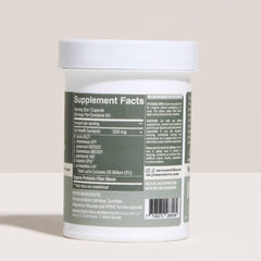 SAVVY Gut Balance Probiotics capsule being poured for daily use