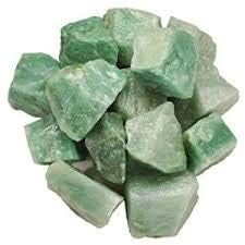 Sawcart Green Aventurine rough stone for cabbing and wire wrapping projects.