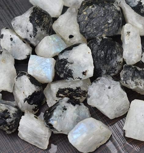 Sawcart Rainbow Moonstone rough cabbed form for jewelry making and crystal balancing