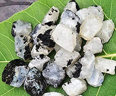 Sawcart Rainbow Moonstone rough ideal for chakra balance and calming rituals