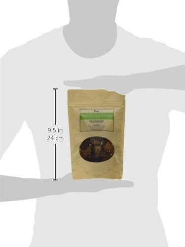 Sayan Chaga chunks pouring into a cup for a comforting, caffeine-free moment.