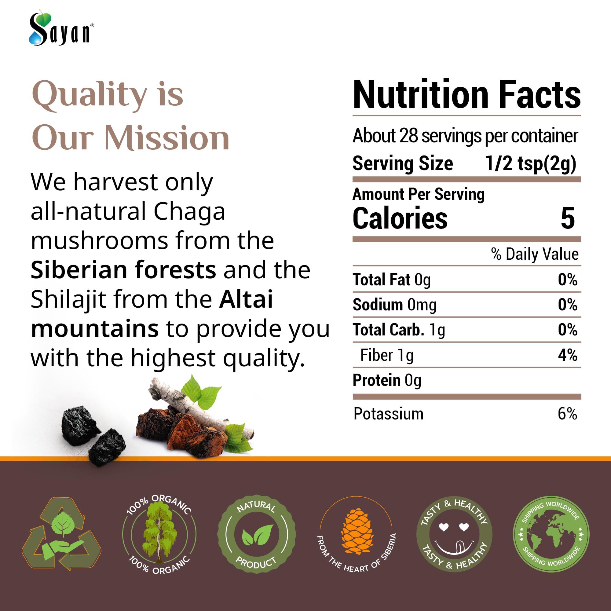 Sayan Chaga Extract morning tea setup invites a calm daily ritual