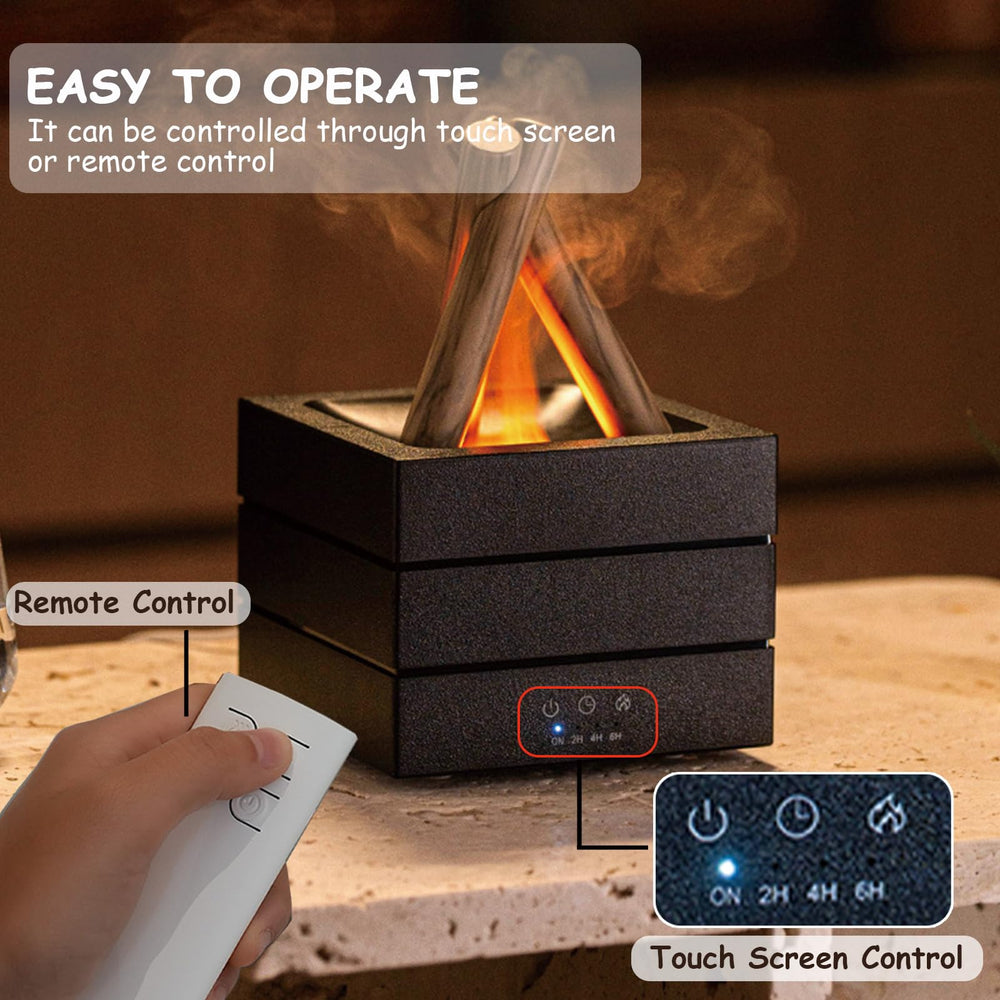 SAYTAY 7-color flame night light creates mood lighting and warmth