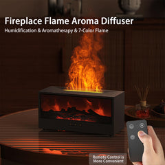 SAYTAY diffuser flame light showcases 7-color flame for relaxing atmosphere.