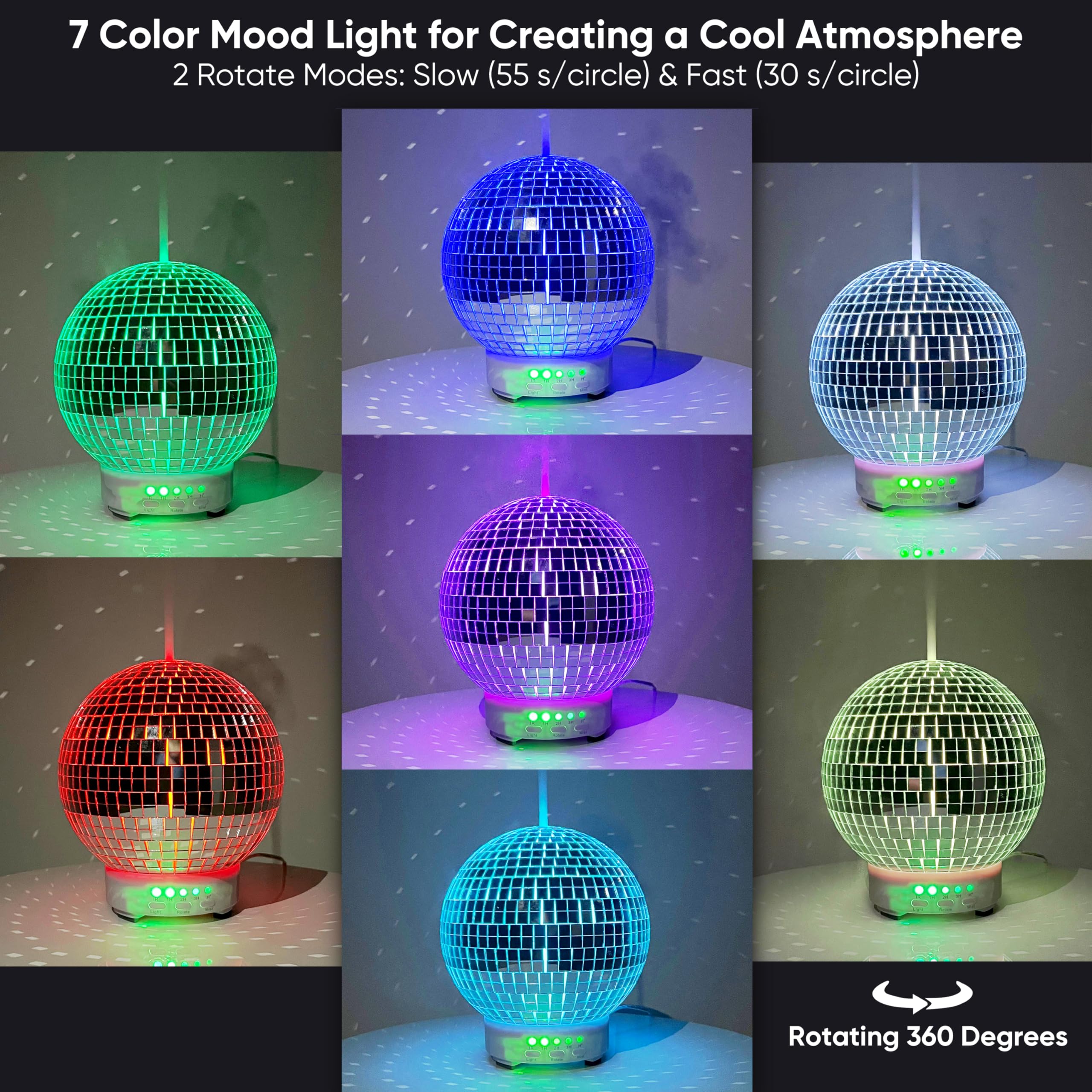 SCANDINORDICA diffuser offers four mist settings for flexible diffusion