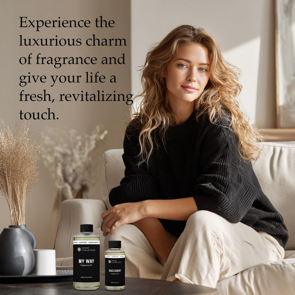 Scent Collection signature-sandalwood-vanilla delivers hotel-inspired calm.