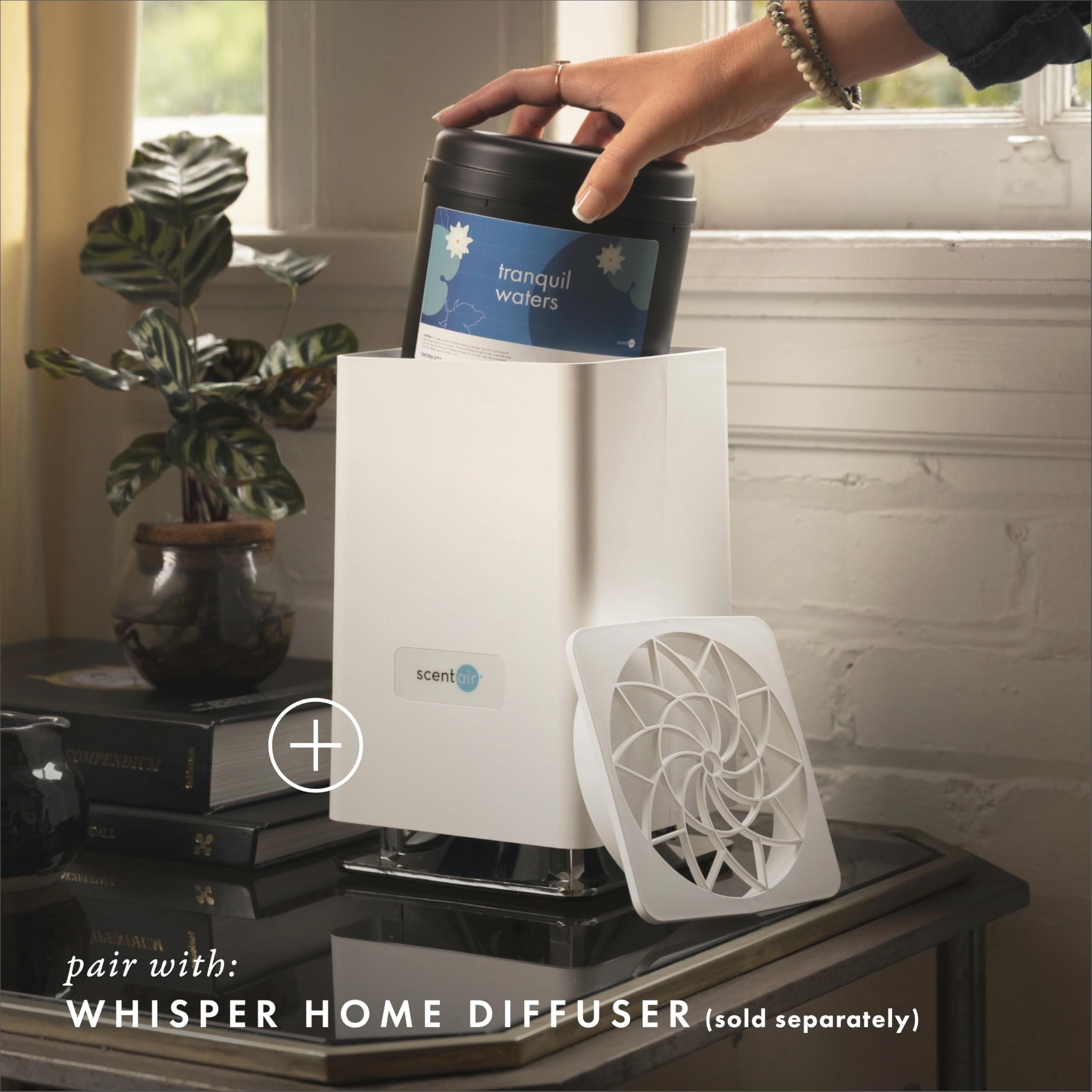 ScentAir Whisper plug-in diffuser enables easy setup for continuous ambience