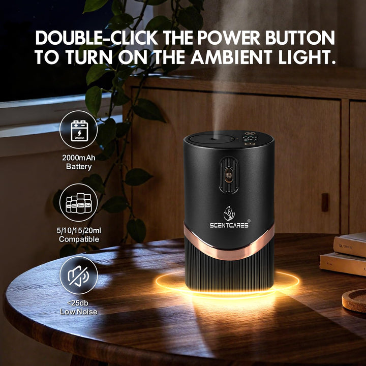 Scentcares Sentiment Diffuser offers two diffusion modes for customization.
