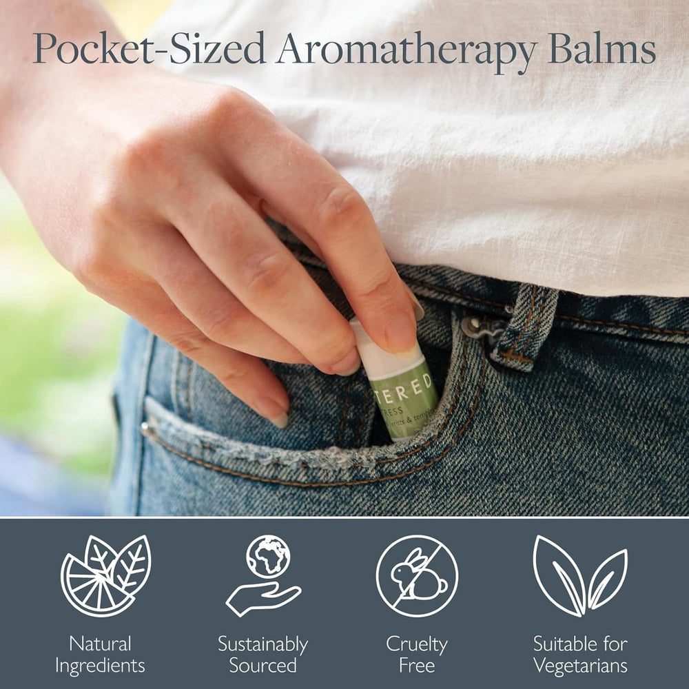 Scentered Love balm image supporting emotional balance