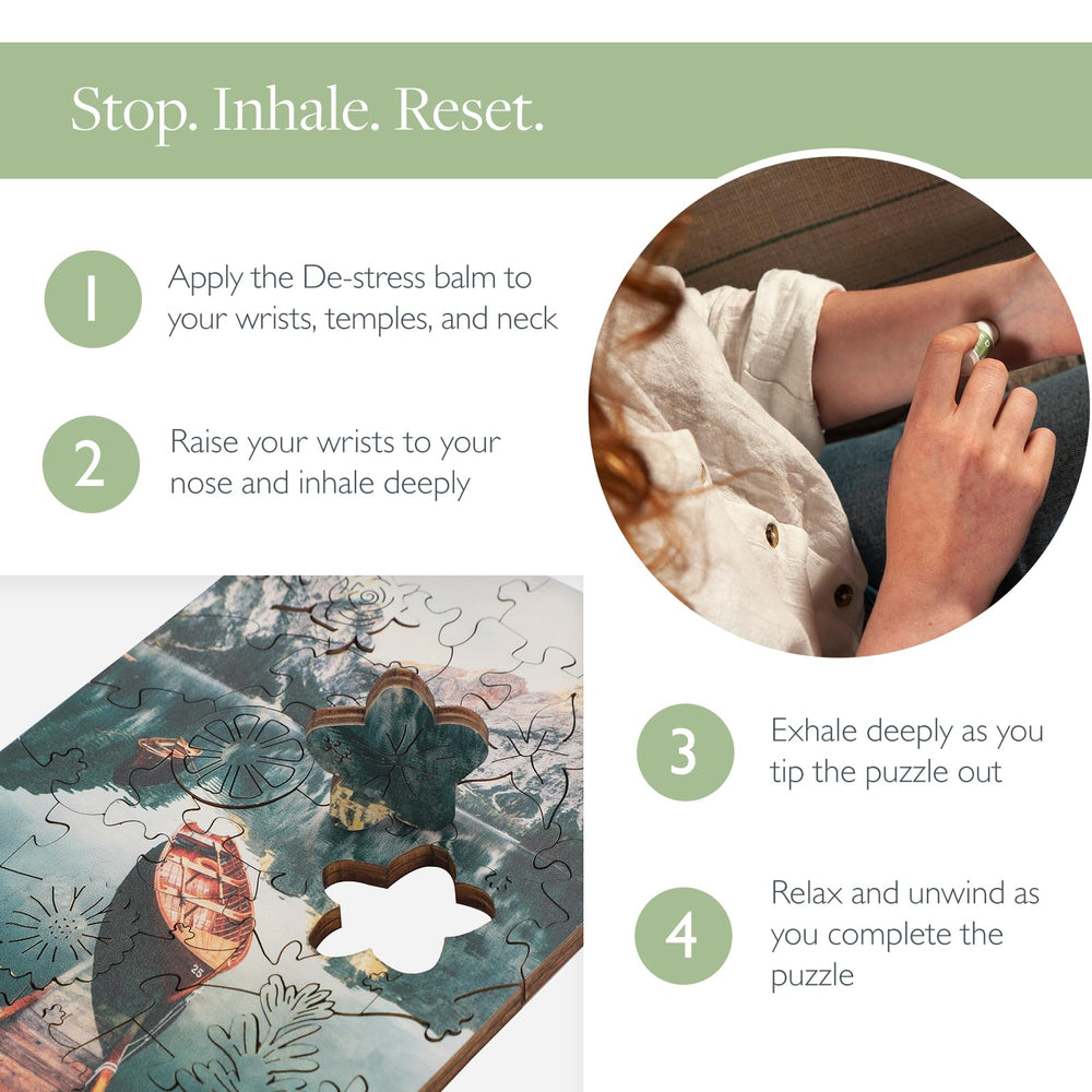 Scentered travel-friendly gift box showing compact mindfulness set