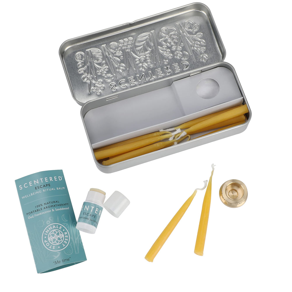 Scentered yoga meditation kit packaging suitable for gifting