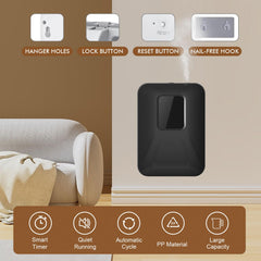 Scentiplus diffuser with app control interface highlighting Bluetooth management