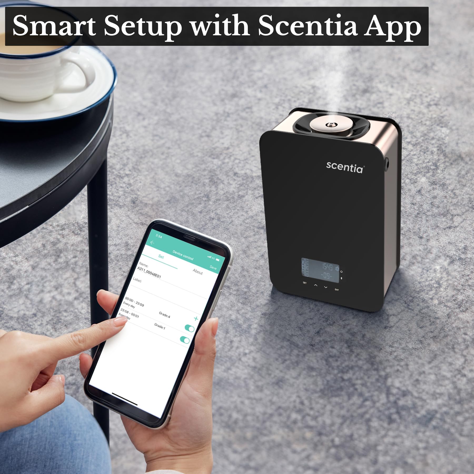 Scentia Casa SC2000 setup is simple and ready to use.