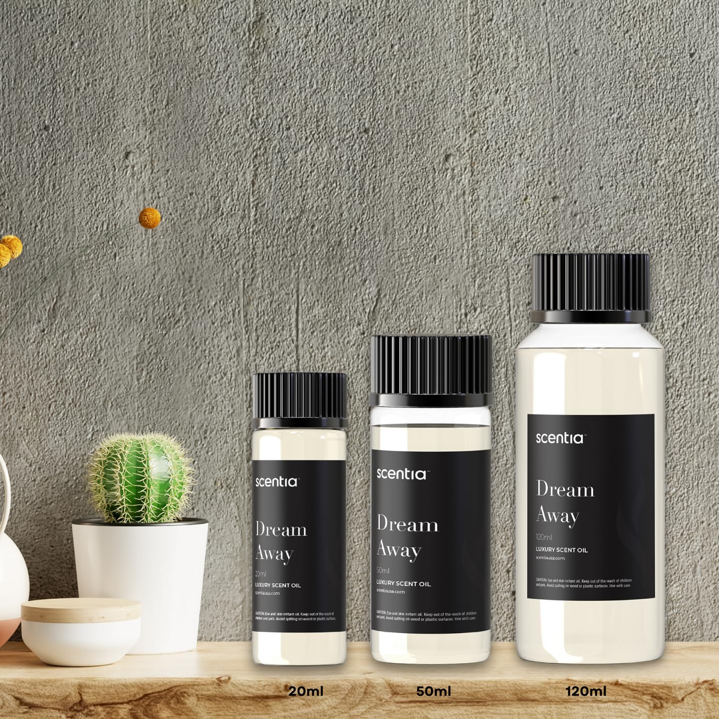 Scentia Dream Away in a cozy room scene creates inviting, subtle aroma.