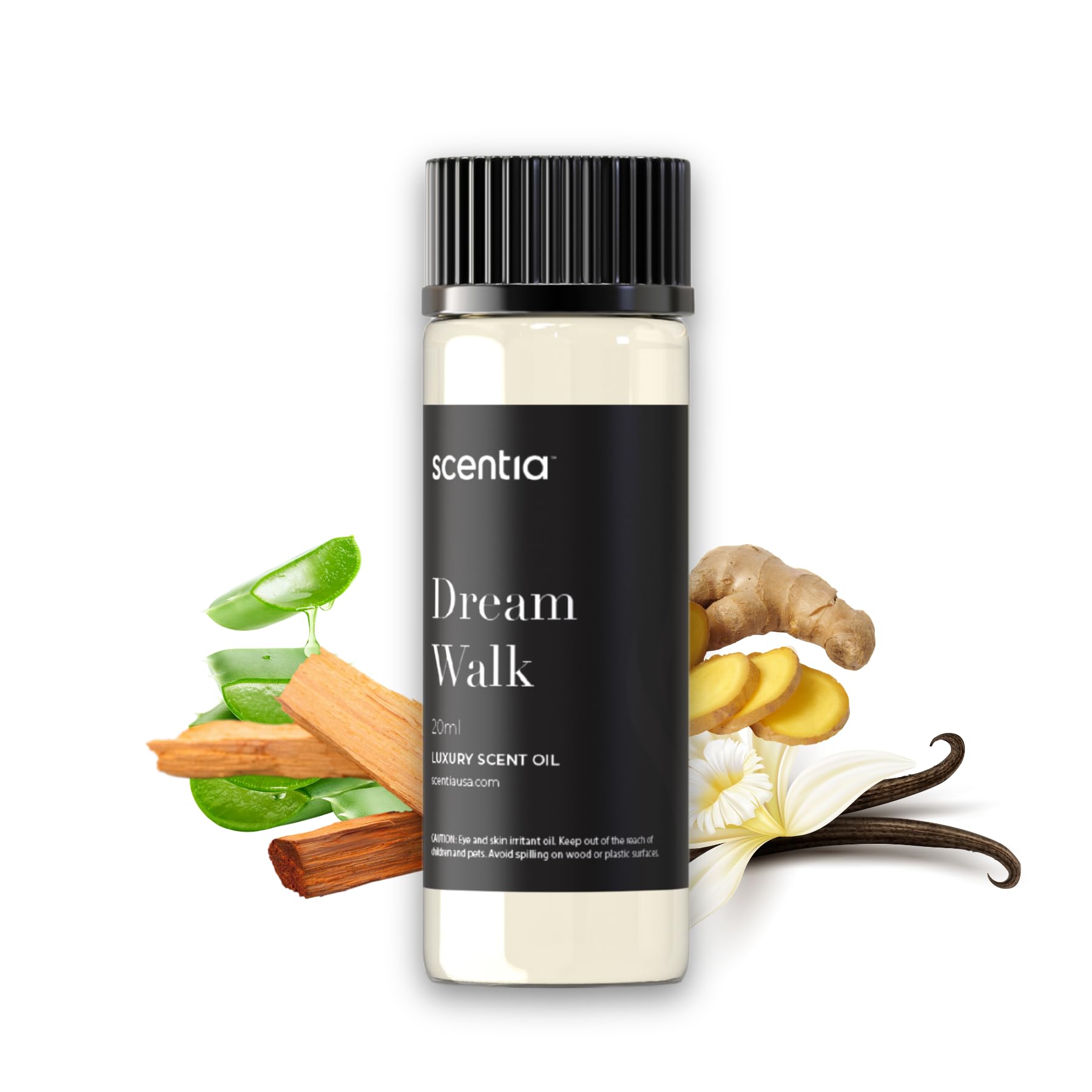 Scentia Dream Walk diffuser oil bottle brings hotel-inspired fragrance to your living room.