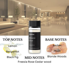 Scentia Escapade diffuser oil bottle with lemon and jasmine for refreshing atmosphere