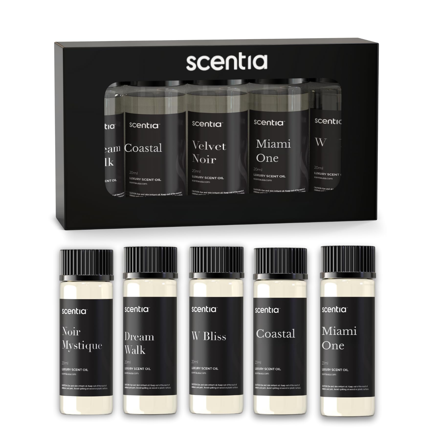 Scentia Miami One packaging transition visuals for premium gifting