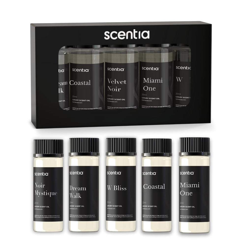 Scentia Miami One packaging transition visuals for premium gifting