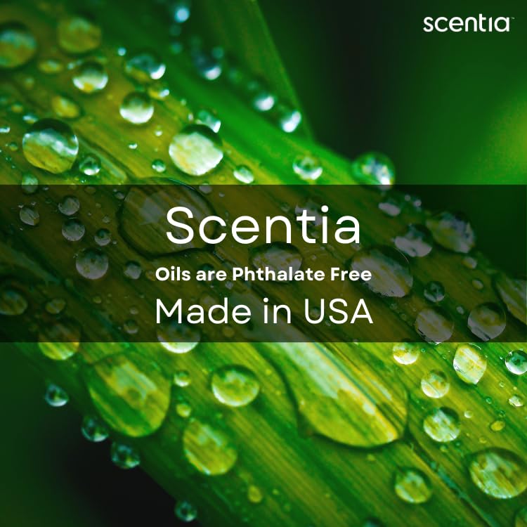 Scentia Thanksgiving Blend candle-diy setup with oil drips on a craft surface for projects.
